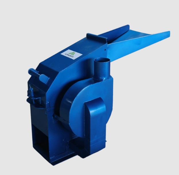 Heavy Duty Chaff Cutter Machine for Livestock Feed, Multi-Blade Electric Motorized Hay & Fodder Cutter, Adjustable Cutting Size, High Capacity 500-1000kg/hr for Cattle Goat Poultry Farm Use